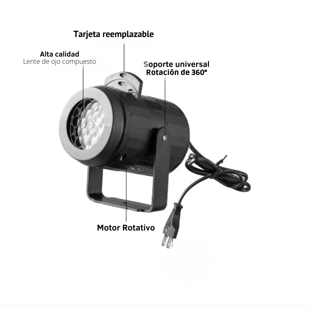Proyector de luces navideñas
