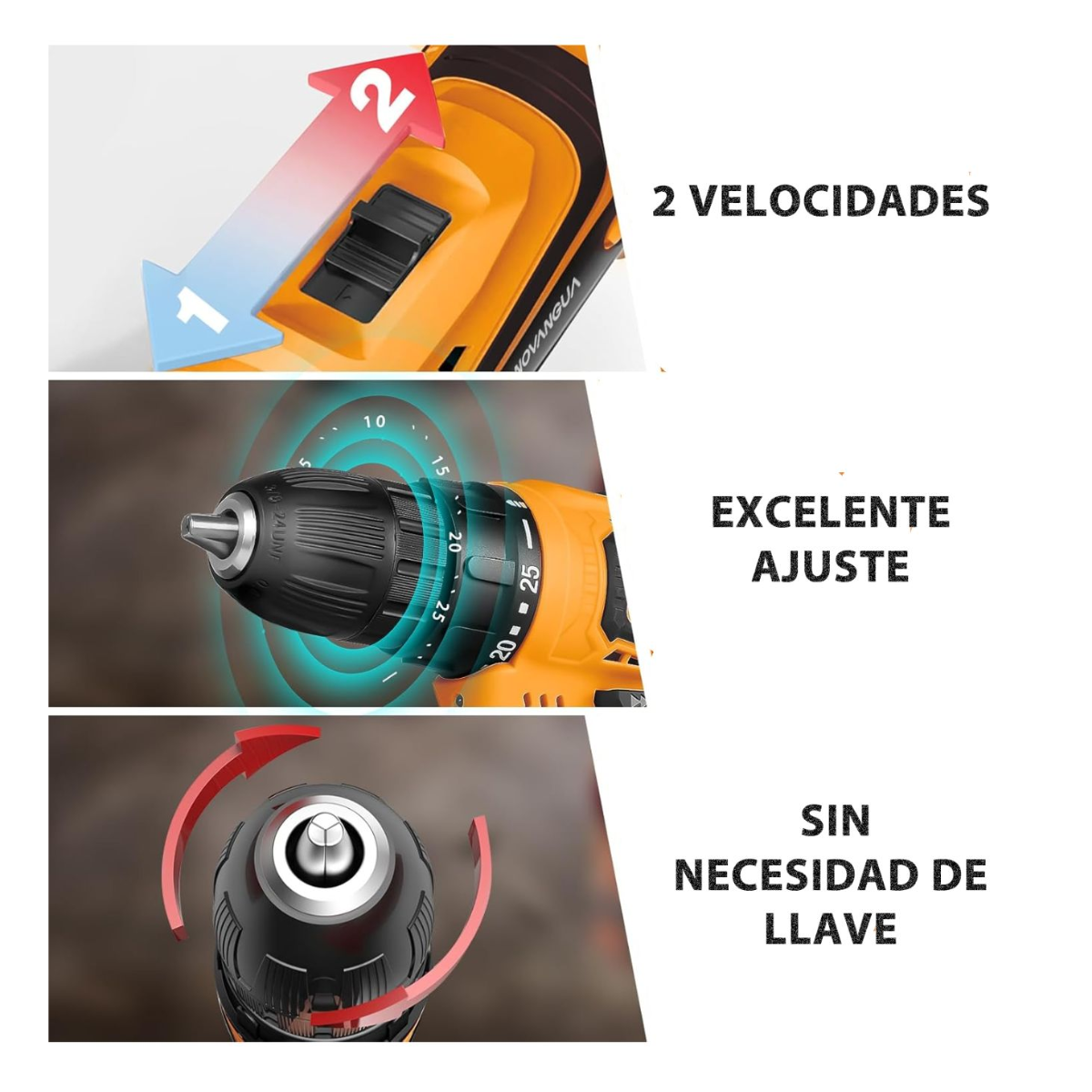 Taladro Inalámbrico 24V Kit Profesional | Potente y Versátil para Bricolaje